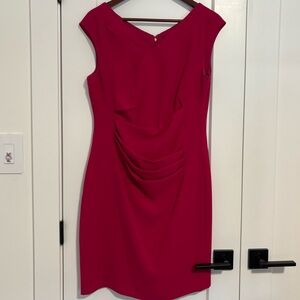 Ivanka Trump Hot Pink Sleeveless Office Professional Dress Women's Size 10
